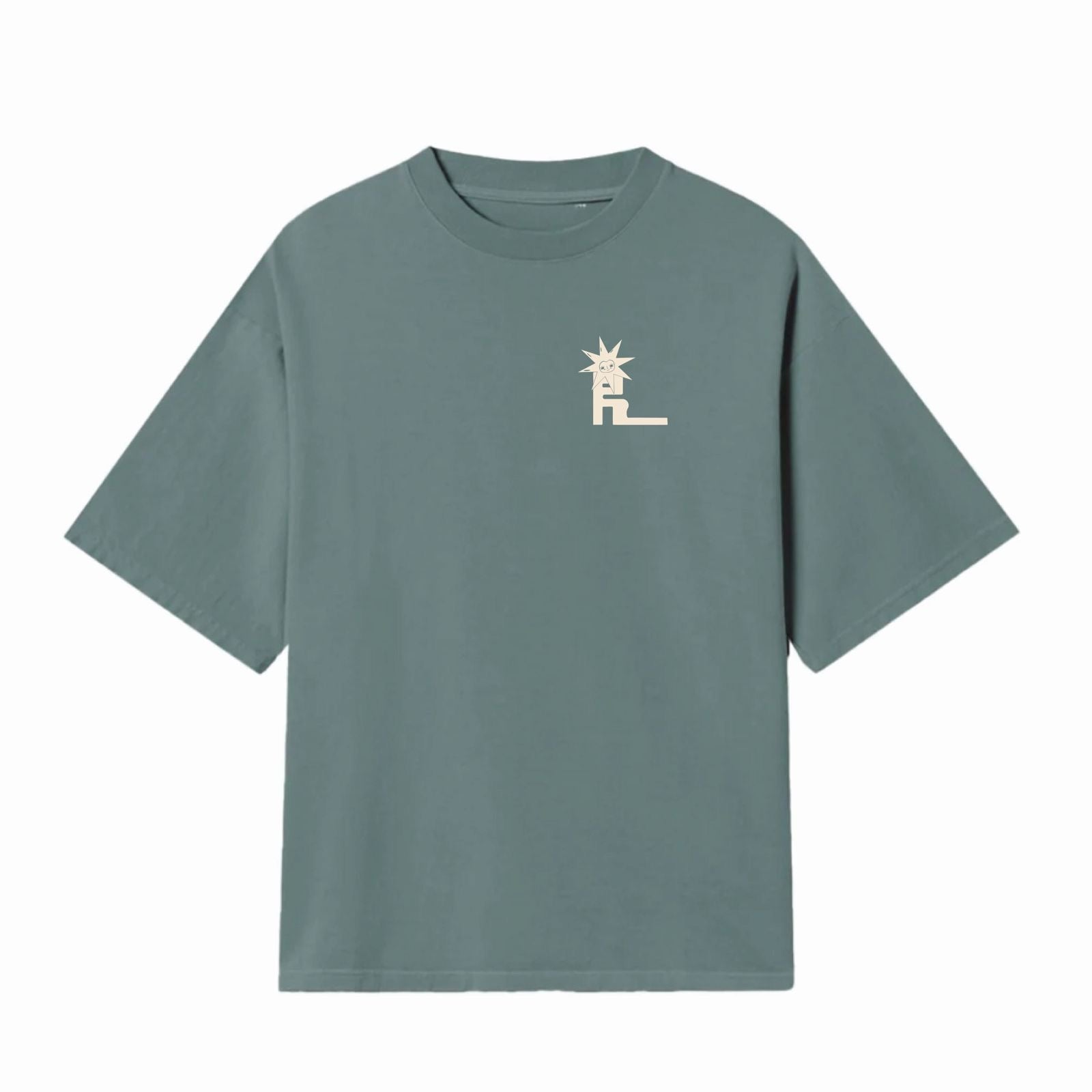 Playera Oversize Verde